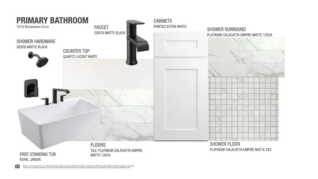 Sample of building materials used in homes in Provence, Austin (Image 6).