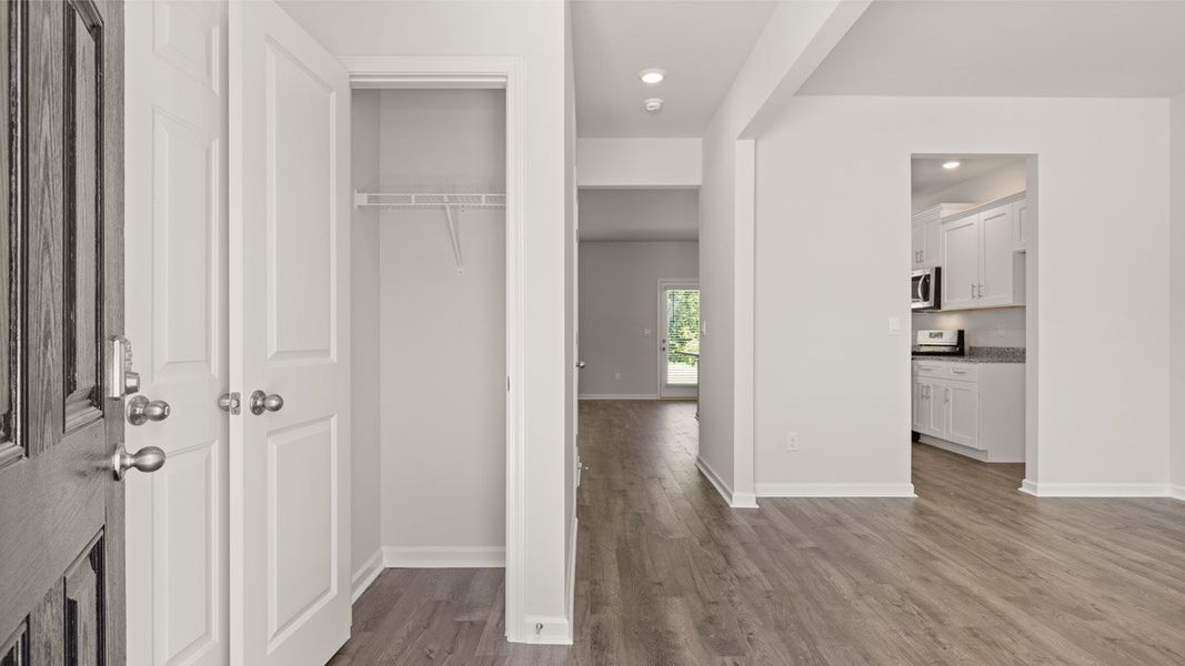 Representative unfurnished interior of a home built from the Ansley by D.R. Horton in Bellemeade Landing, Augusta (Image 14).