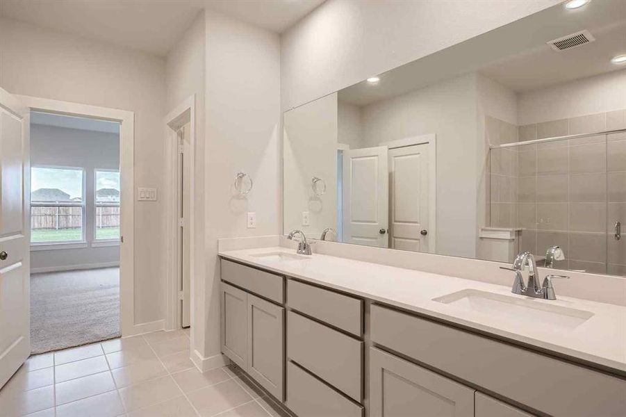 Furnished interior view inside a new home in The Estates Collection at Overland Grove, Forney (Image 6).