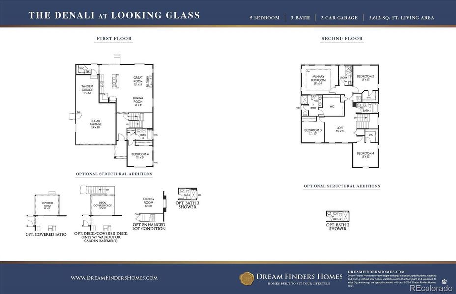 2D floor plan layout of this home in , Parker, CO (Image 5).