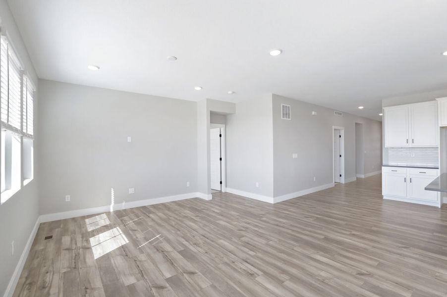 Spacious, unfurnished interior of a new home in Barefoot, Firestone (Image 6). Spacious, unfurnished interior of a new home in Barefoot, Firestone (Image 6).