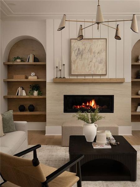 Furnished interior view inside a new home in , Milton (Image 19).