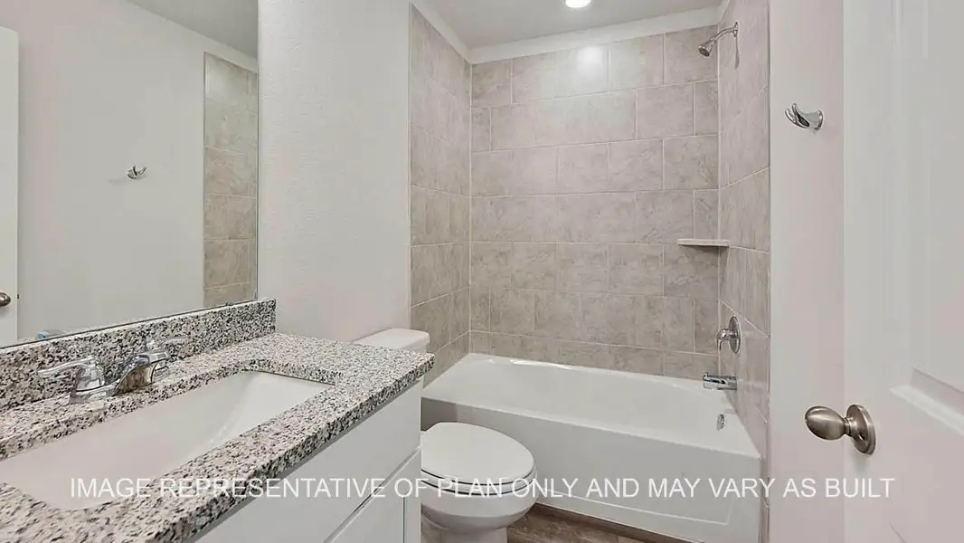 Furnished interior view inside a new home in Southern Pointe, College Station (Image 4).