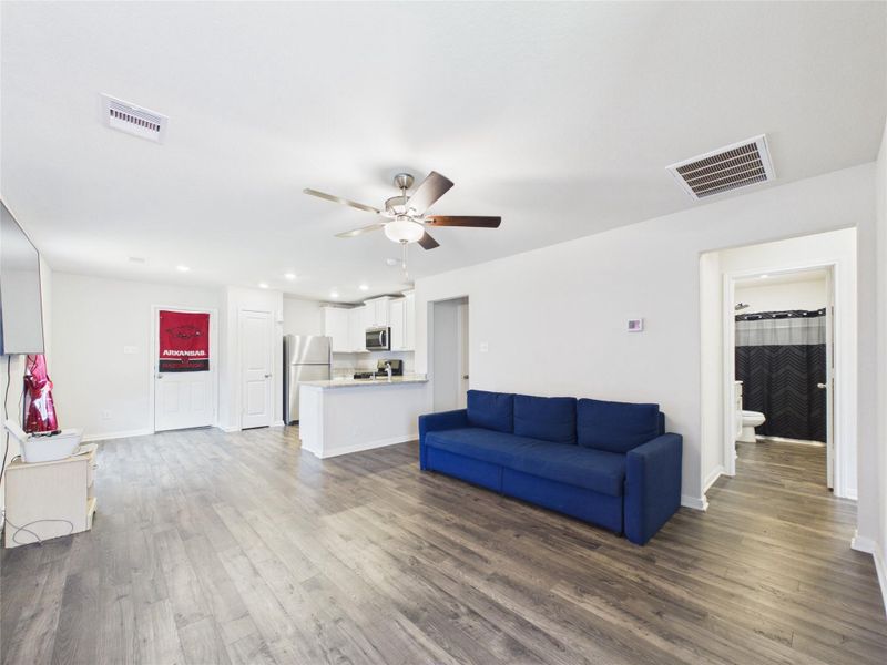 Furnished interior view inside a new home in Park Vista at El Tesoro, Houston (Image 5).
