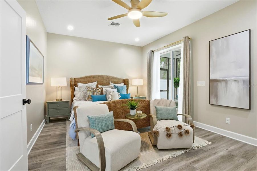 Furnished interior view inside a new home in , Eustis (Image 12).