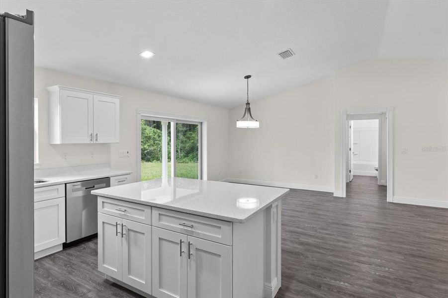 Furnished interior view inside a new home in , Dunnellon (Image 4).