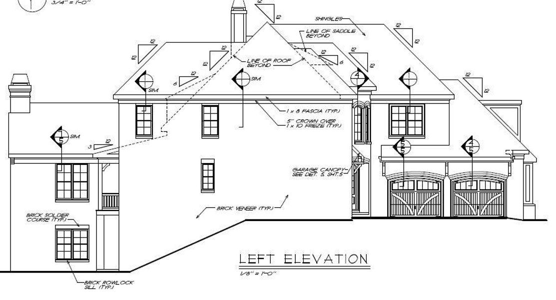 Exterior rendering of this home design in , Snellville, GA (Image 8).