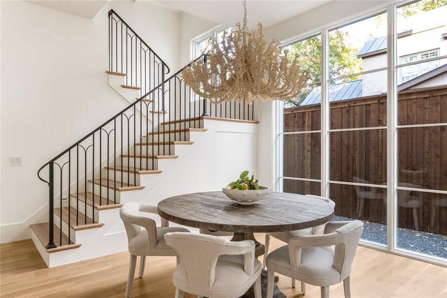 Furnished interior view inside a new home in , University Park (Image 26). Furnished interior view inside a new home in , University Park (Image 26).