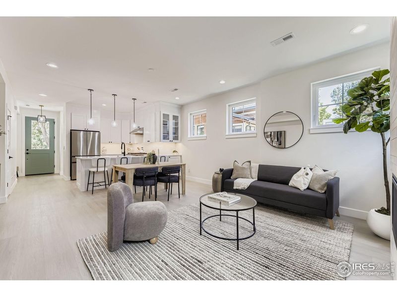 Furnished interior view inside a new home in , Denver (Image 30).