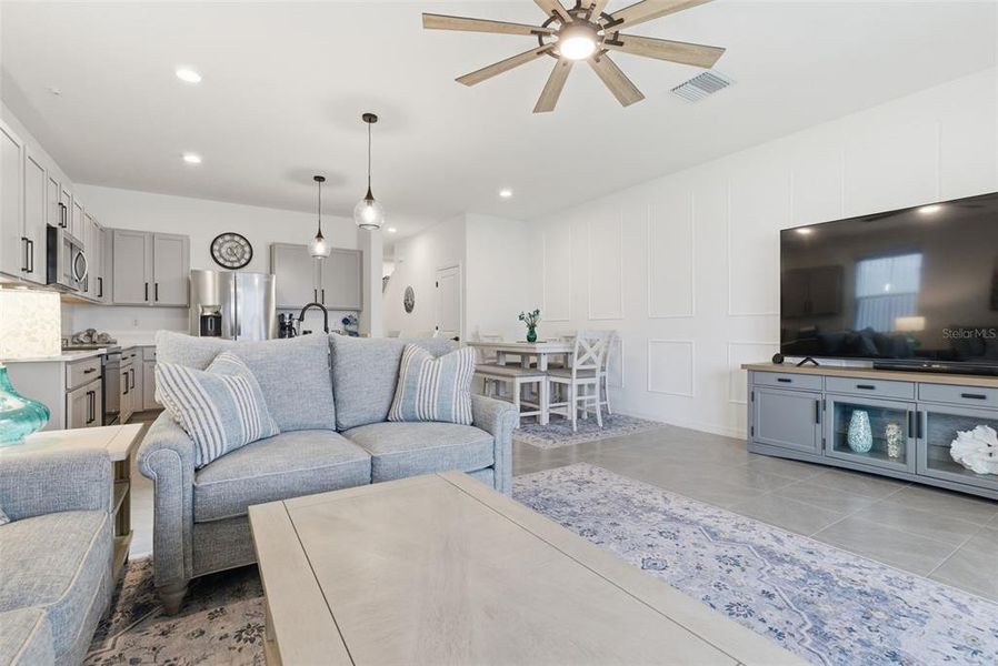 Furnished interior view inside a new home in , Apollo Beach (Image 26). Furnished interior view inside a new home in , Apollo Beach (Image 26).