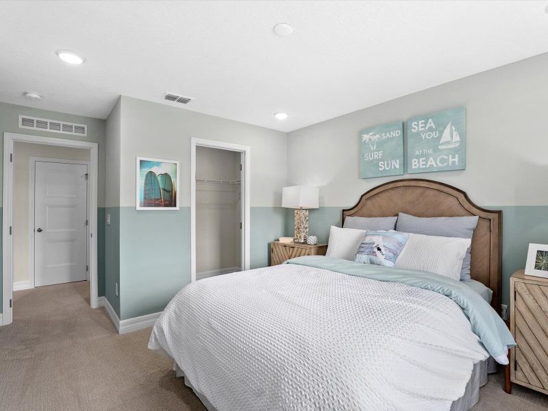 Representative furnished interior of a home built from the Voyageur by Mattamy Homes in Crosswind Ranch, Parrish (Image 19).