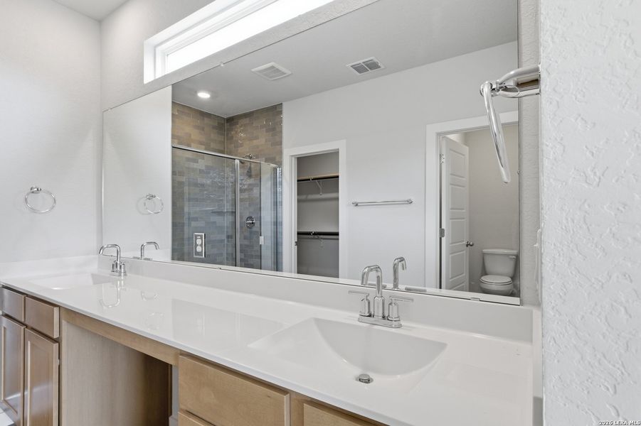 Furnished interior view inside a new home in The Meadows at Hunters Ranch, San Antonio (Image 5).