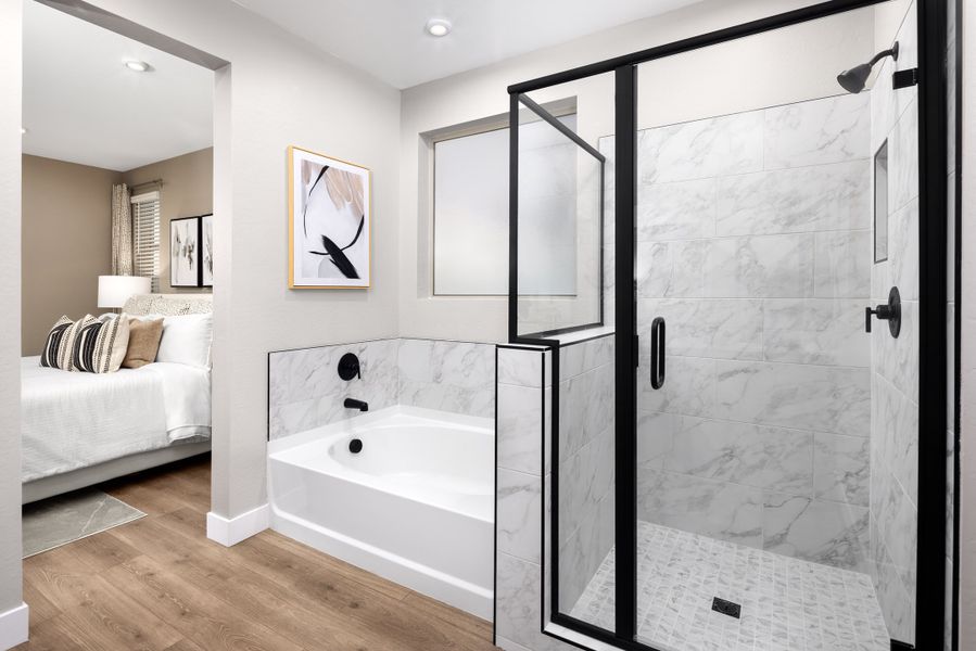 Representative furnished interior of a home built from the Fossil by Beazer Homes in Willows at Bella Vista Farms, San Tan Valley (Image 14).