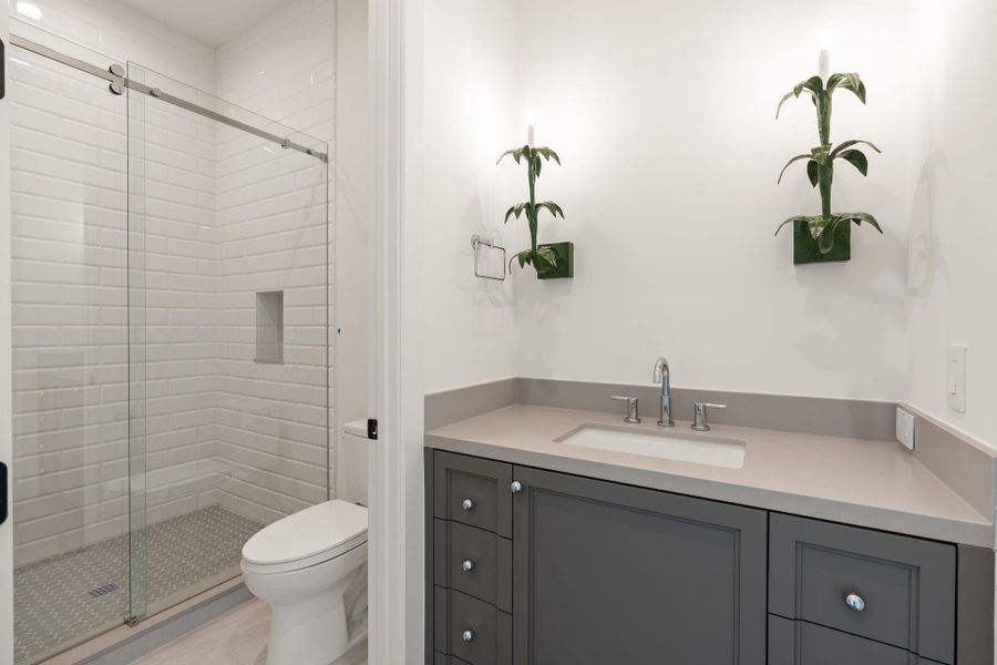 Furnished interior view inside a new home in , Houston (Image 16).