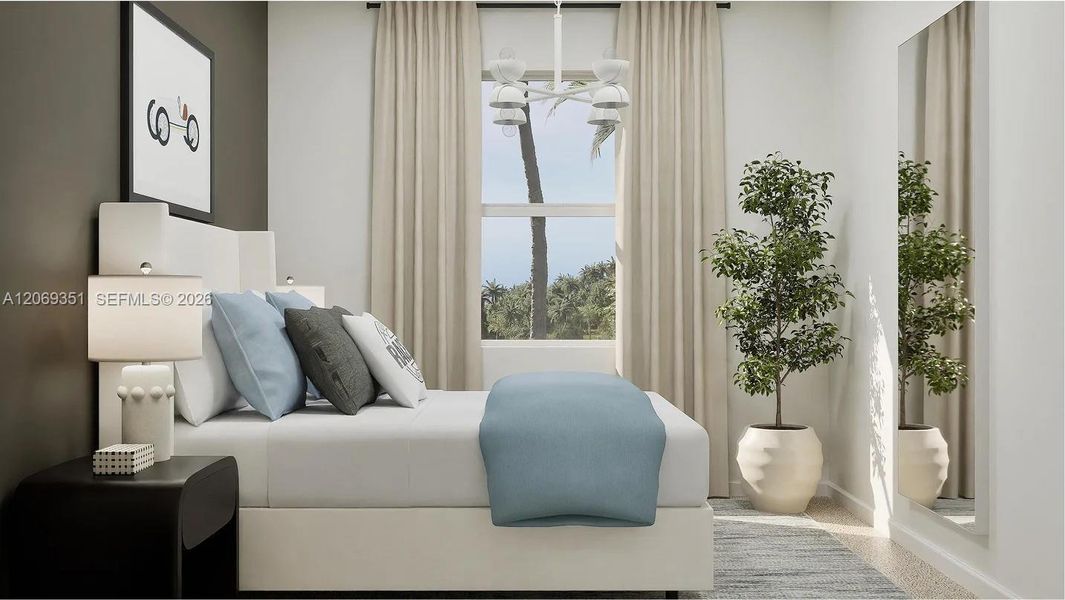 Furnished interior view inside a new home in Coral Landings, Miami (Image 10). Furnished interior view inside a new home in Coral Landings, Miami (Image 10).