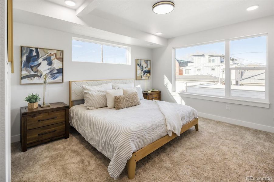Furnished interior view inside a new home in , Denver (Image 9).