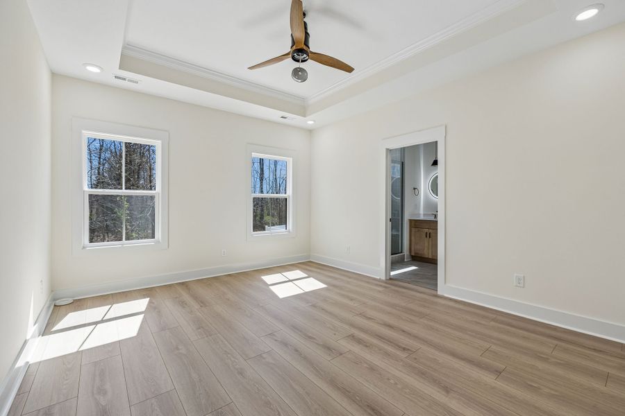 Representative unfurnished interior of a home built from the Belmont by Rockwood Homes in Wofford Estates, Clarksville (Image 11).