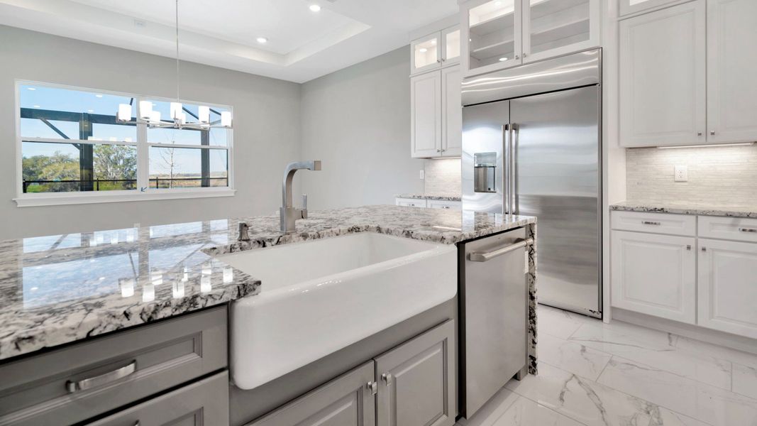 Representative furnished interior of a home built from the Canary by DRB Homes in River Preserve Estates, Parrish (Image 10).