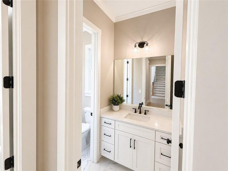 Furnished interior view inside a new home in , Canton (Image 13).