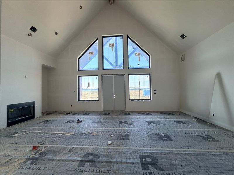 In-progress construction of a new home in , Poolville, TX (Image 19).