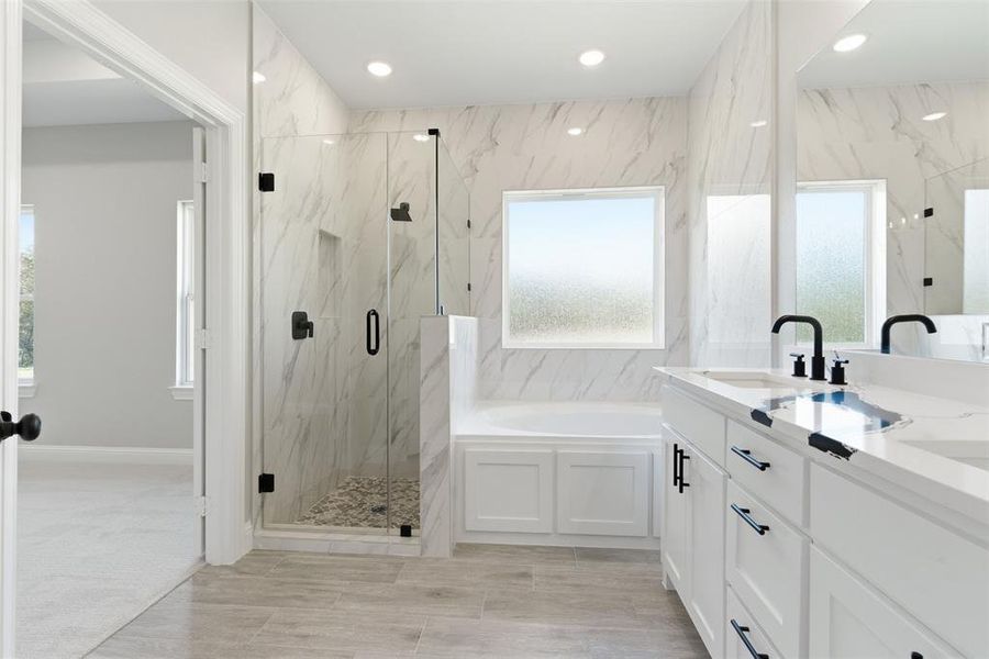 Furnished interior view inside a new home in , Tom Bean (Image 9).