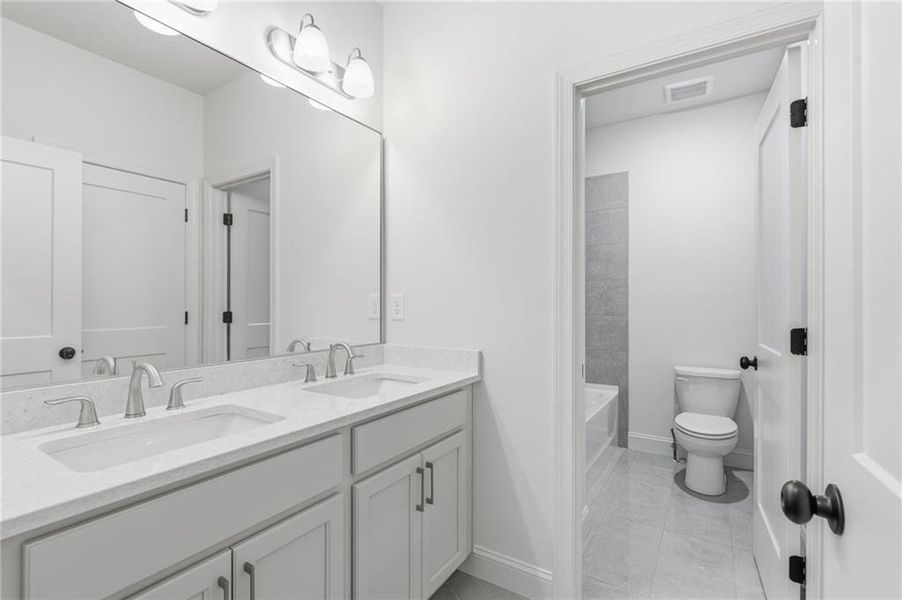 Furnished interior view inside a new home in , Marietta (Image 12). Furnished interior view inside a new home in , Marietta (Image 12).