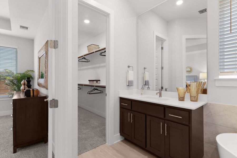 Furnished interior view inside a new home in Broken Oak, Georgetown (Image 11).