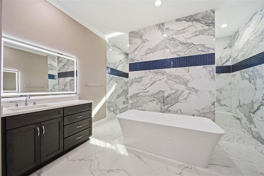 Furnished interior view inside a new home in , Beverly Hills (Image 6).