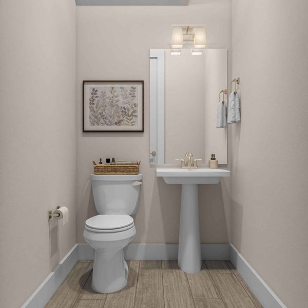 Representative furnished interior of a home built from the Burton by Tri Pointe Homes in Legacy Grove 90′, Montgomery (Image 32).