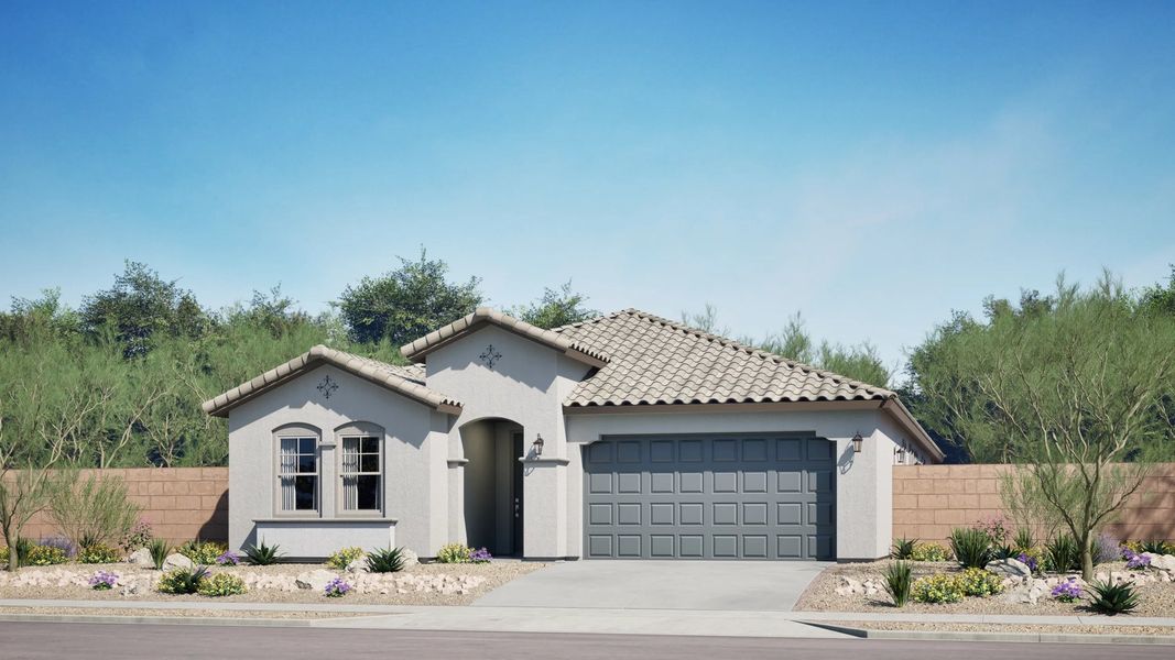 Home exterior render streetview Home exterior render streetview