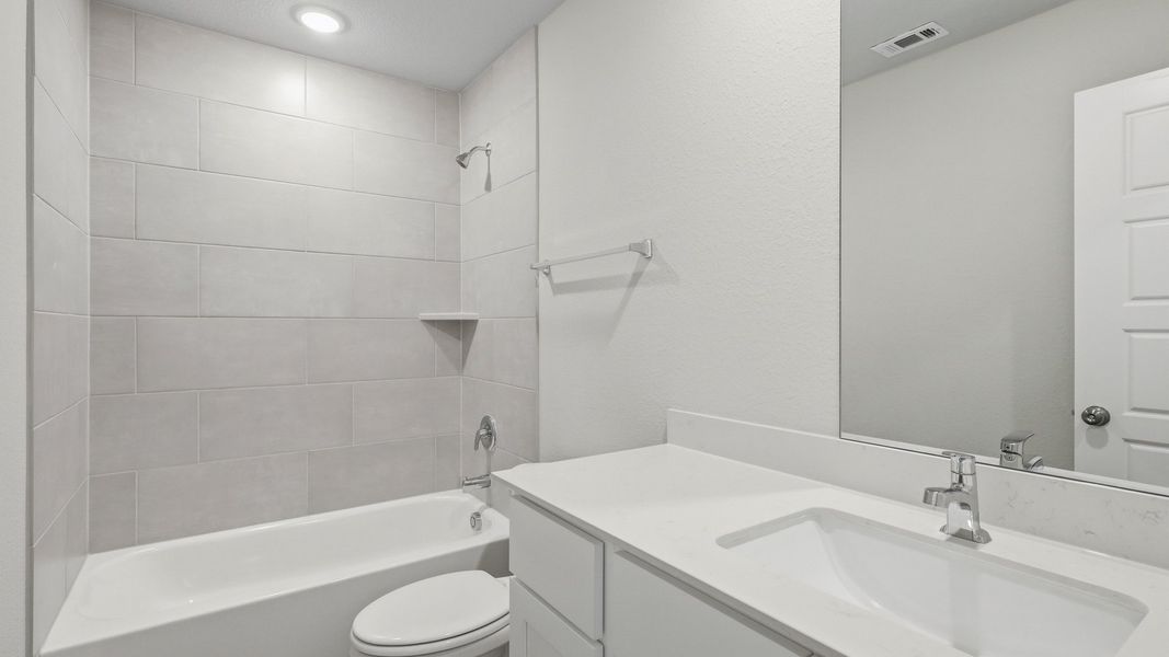 Secondary bathroom