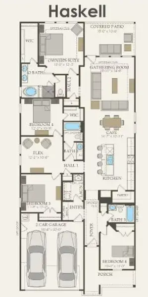 Pulte Homes, Haskell floor plan