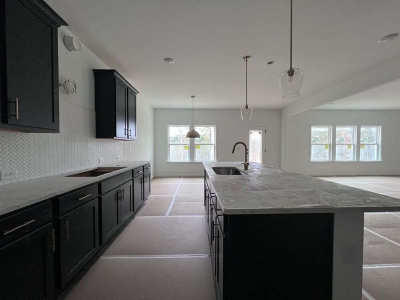 Kitchen featuring Artisan Collection Finishes Construction Progress