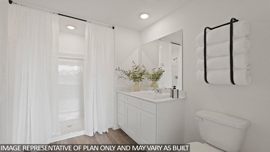 Furnished interior view inside a new home in Sunset Valley, Hockley (Image 11).