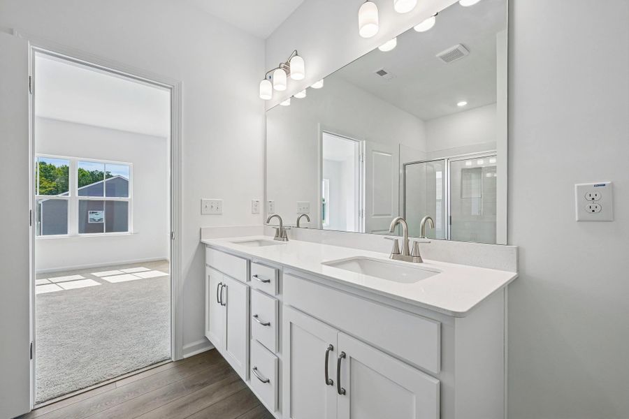 Primary Bath featuring the AW Collection® Timeless - Clean lines and graceful, polished details.