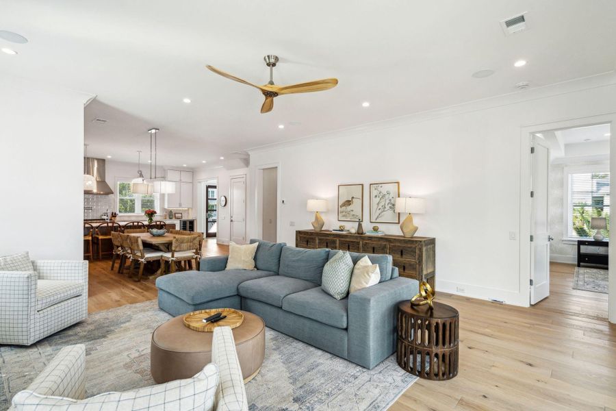 Furnished interior view inside a new home in , Isle Of Palms (Image 15).