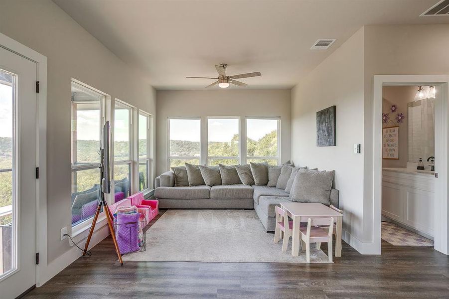 Furnished interior view inside a new home in , Rio Vista (Image 12). Furnished interior view inside a new home in , Rio Vista (Image 12).