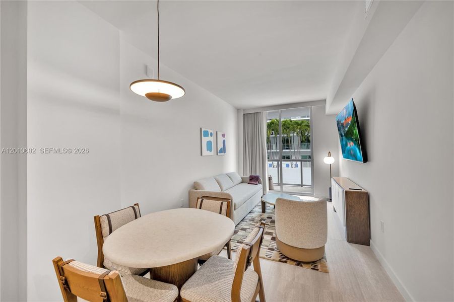 Furnished interior view inside a new home in , Miami (Image 6).