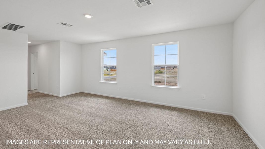 Spacious, unfurnished interior of a new home in Prairie Lakes, Buda (Image 25).