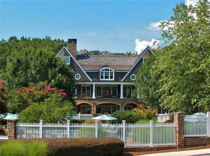 Front exterior of a new home in , Gainesville, GA, highlighting curb appeal (Image 23).