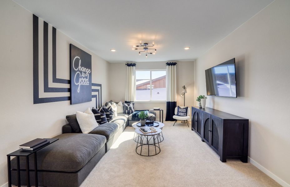 Furnished interior view inside a new home in Sterling Ranch, Littleton (Image 6).