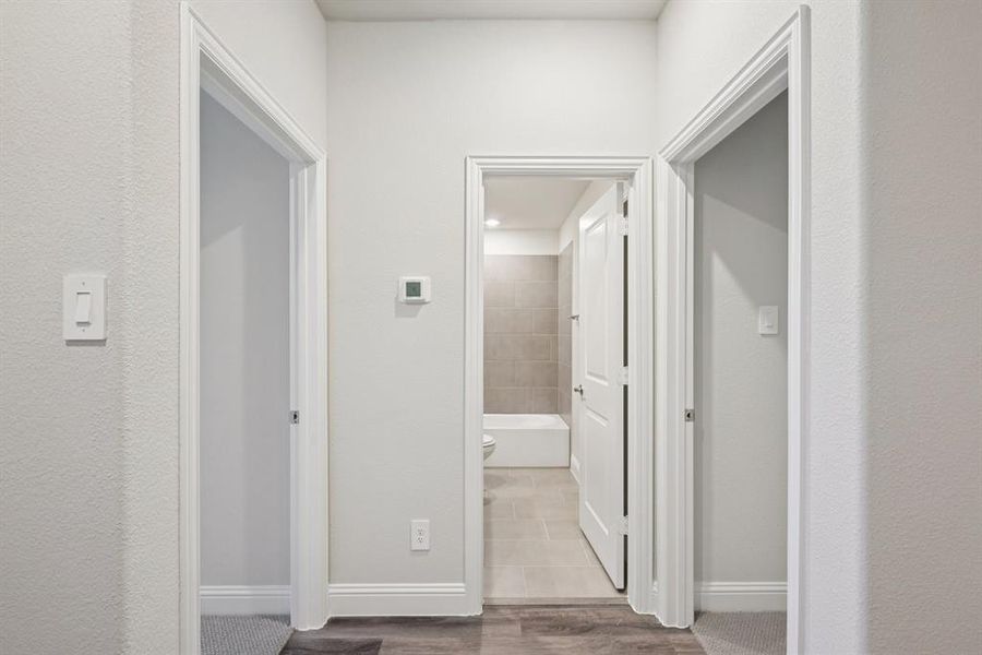 Spacious, unfurnished interior of a new home in Simpson Crossing - Signature Series, McKinney (Image 15). Spacious, unfurnished interior of a new home in Simpson Crossing - Signature Series, McKinney (Image 15).