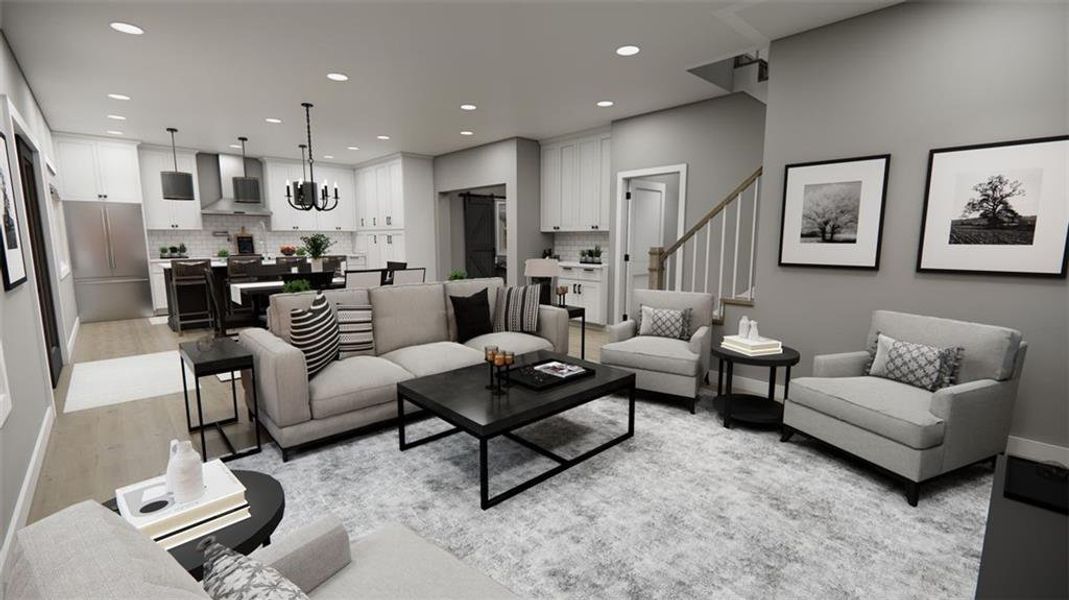 Furnished interior view inside a new home in , Carrollton (Image 26). Furnished interior view inside a new home in , Carrollton (Image 26).