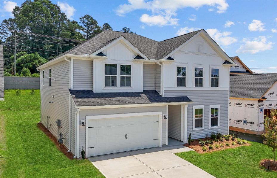 Front exterior of a home in the Indigo Park community, located in Easley, SC (Image 12).