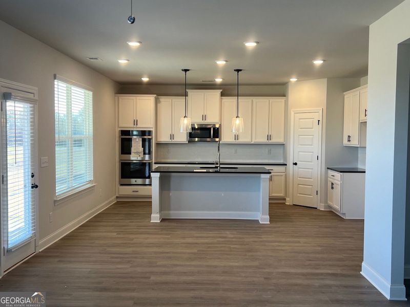 Furnished interior view inside a new home in Stone Brooke, Gray (Image 4). Furnished interior view inside a new home in Stone Brooke, Gray (Image 4).