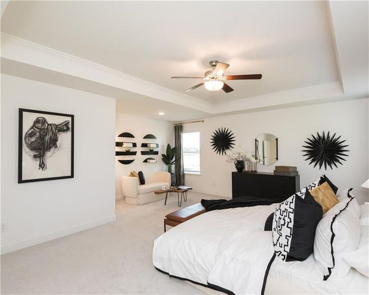 Furnished interior view inside a new home in Stratford Square, Lawrenceville (Image 41).