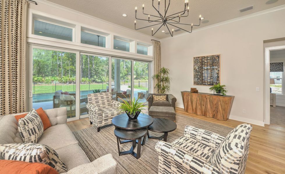 Furnished interior view inside a new home in Seven Pines, Jacksonville (Image 15).