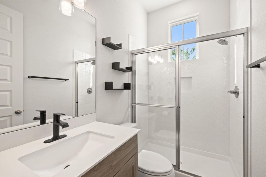 Furnished interior view inside a new home in Sweetwater, Austin (Image 35).