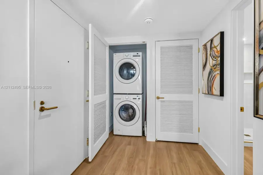 Furnished interior view inside a new home in , Miami (Image 13).