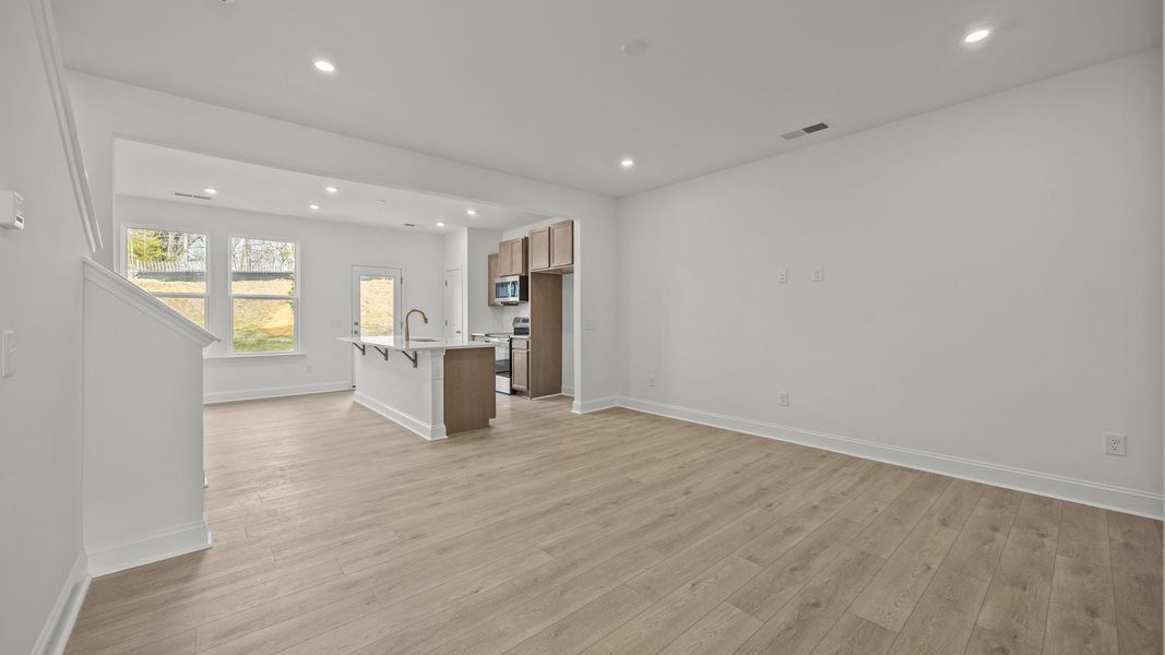 Furnished interior view inside a new home in Bell Glen, Charlotte (Image 7).